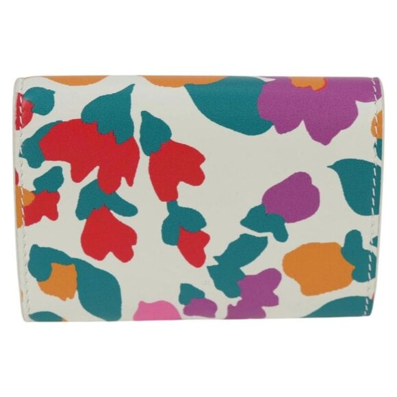 SAINT LAURENT Compact Wallet Leather Multicolor - Picture 2 of 15